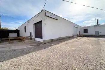View of home's exterior featuring a garage
