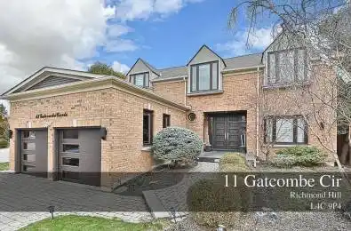 11 Gatcombe Circle Richmond Hill Ontario L4C 9P4